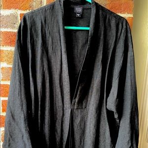 Eileen Fisher 1X silk and linen jacket